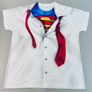 Superman Costume T-Shirt with Red Tie